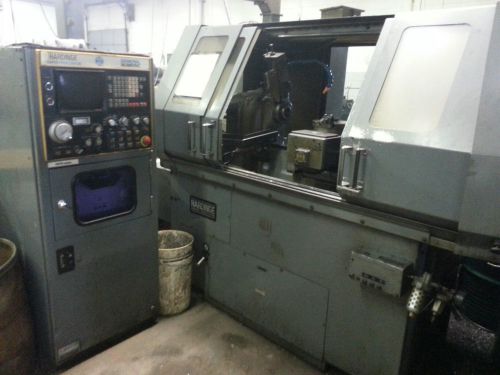 Hardinge CHNC-4 Super Precision CNC Lathe, 16C Spindle, Vert Cutoff, Part Chute