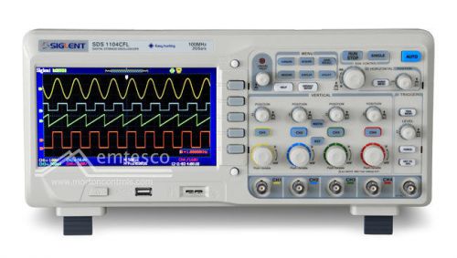 Siglent sds1104cfl 100mhz 4ch 1gsa/s (per ch) 7&#034; screen for sale