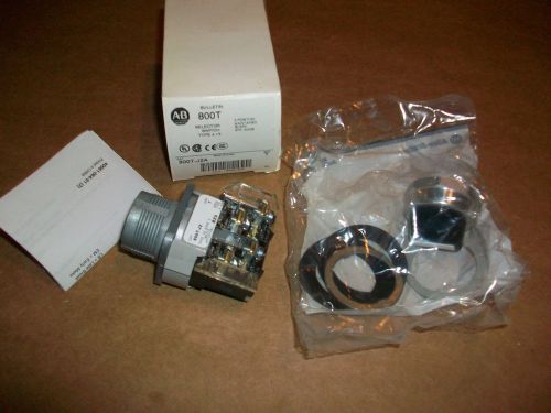 Allen Bradley 3 Position Selector Switch 800T-J2A  SERIES T  NEW IN BOX