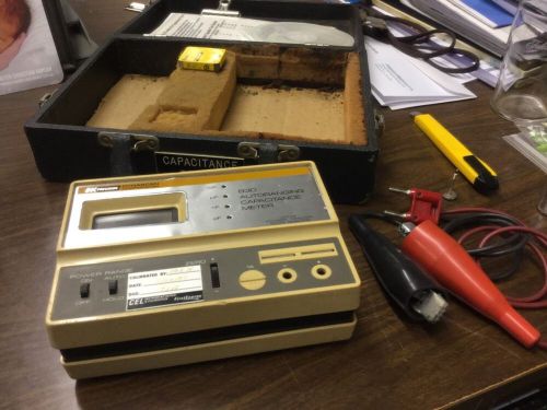 BK Precision 830 Autoranging Capacitance Meter in Case