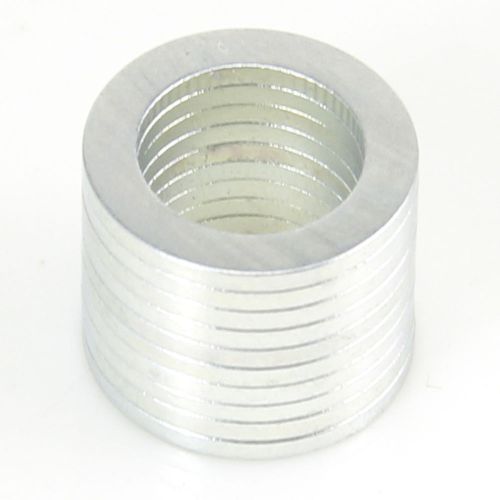 New 10050098w strong ndfeb magnet ring - silver (10 pcs)-dx_248087 for sale