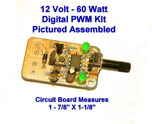 NEW 12 VOLT 5 AMP 60 WATTS  DIGITAL PWM LED DIMMER KIT