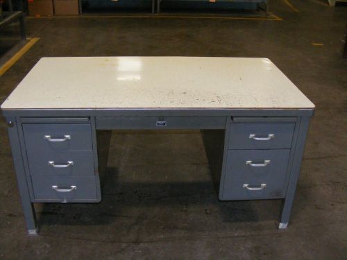 Vintage Metal Desk