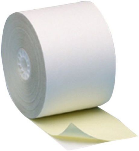 50 ROLLS pack Nashua/RX Technologies 7049 2-Poly Carbonless Cash Register Paper,