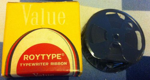 Vintage Roytype Typewriter Ribbon #72 Royal Black Medium 12 YRDS