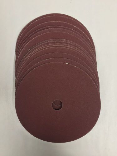 QTY:25 Aluminum Oxide 7&#034; X 7/8&#034; 120 Grit Fiber Disc 99337 USA SHIPPING