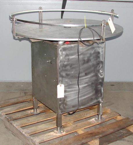 40&#034; diameter rotary accumulating table