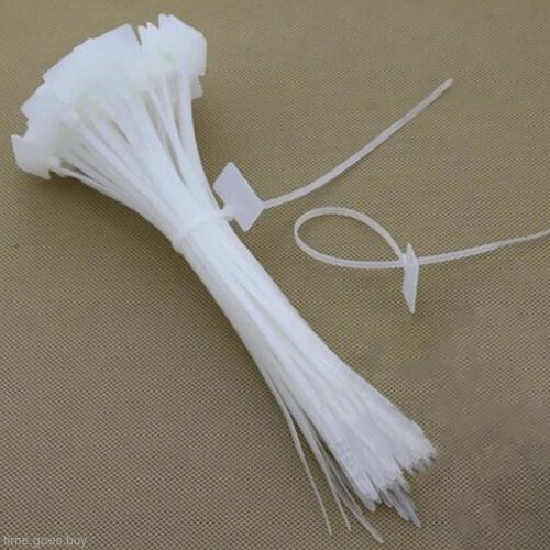 500x plastic network cables power lines zip label marking sign tags cable ties for sale