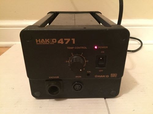 HAKKO 471 DESOLDERING CONTROLLER STATION