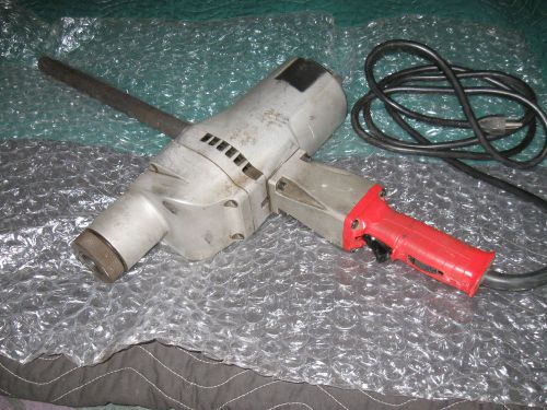 Milwaukee 2404-1 super hole shooter, 1-1/4&#034; drill, # 3 morse taper, nice for sale