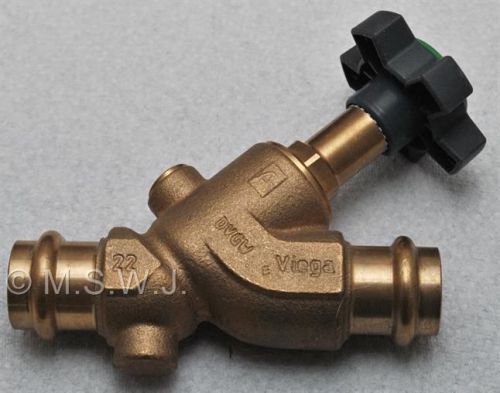 VIEGA DVGW I Easytop 22 Brass Valve