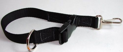 Sav-A-Jake Firefighter Glove Strap - Quick Release Clip - Black