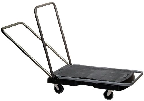 Rubbermaid Commercial FG440000BLA Triple Trolley, Utility Duty