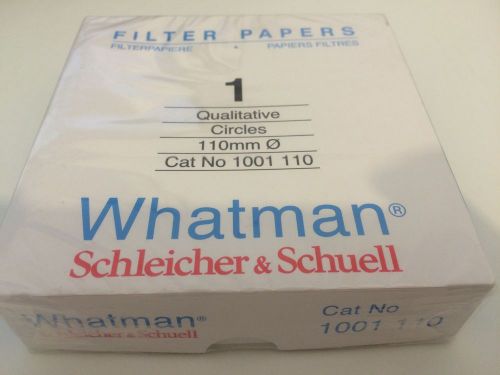 WHATMAN Grade 1 11?m Pore 110 mm 11 cm Circles Filter Paper 1001 110 New in Box