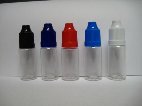 50 + 5 PCS!! 10 ML EMPTY PLASTIC SQUEEZABLE DROPPER BOTTLES