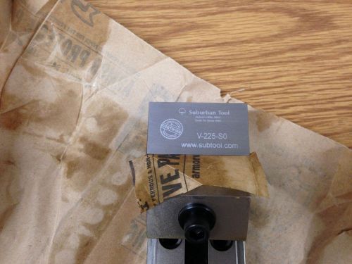 NEW Suburban Toolmakers V-225-50 SinSet Precision Vise