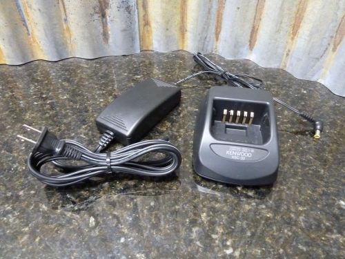 Genuine OEM Kenwood Model KSC-32 Rapid Desktop Charger For TK Series Radios