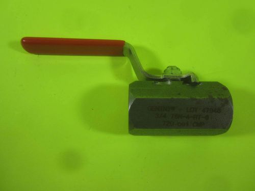 Gemini Ball Valve 3/4&#034; 720 psi -- 76M-4-RT-6 -- New