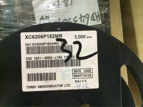 (100 per) XC6206P152MR Torex LOW ESR CAP.COMPATIBLE POSITIVE VOLTAGE REGULATOR