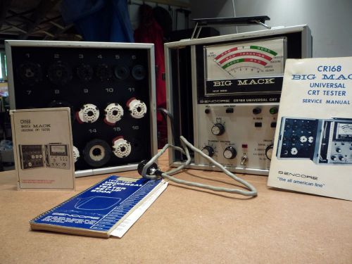 Sencore CR168 Super CRT Tube Tester &#034;Big Mack&#034; Sencor