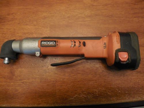 RIDGID R82233 12V CORDLESS 1/4&#034; REVERSIBLE RIGHT ANGLE DRILL IMPACT DRIVER TOOL