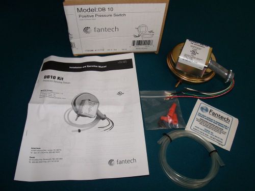 Fantech DB-10 Pressure Switch Kit For Dryer