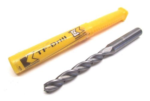 NEW! KENNAMETAL 6.4mm 3-FLUTE SOLID CARBIDE DRILL - #B105A06400