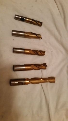 Machinist Drill Bits Lot Of  (5)