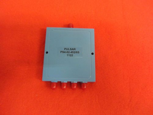 PS4-02-452/6S - Pulsar Microwave 4-Way Power Divider - 0°