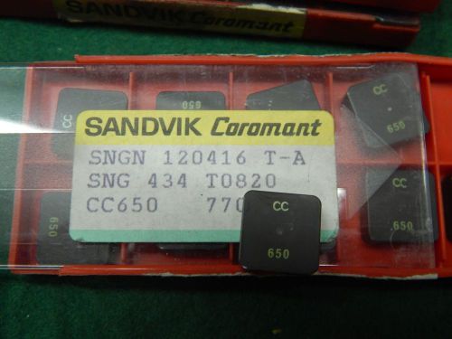Sandvik sng 434 cc650 ceramic insert for sale
