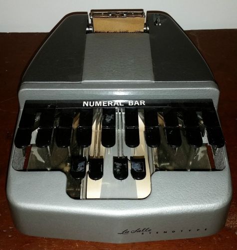 Vintage La Salle Stenotype Stenograph