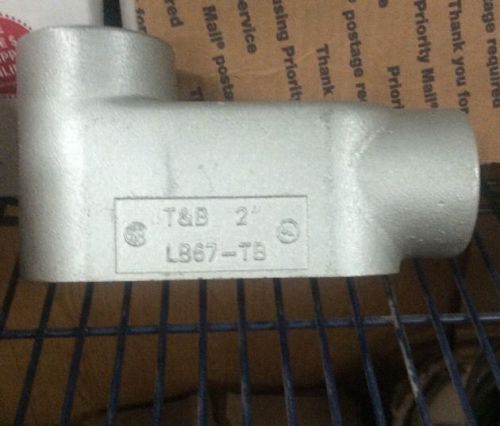 LOT OF 2 Each T &amp; B CONDUIT OUTLET BODY 2&#034; LB67 *NEW IN BOX*