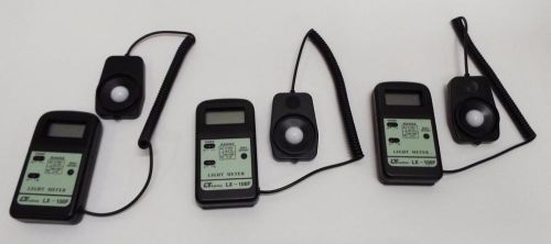 Lot of 3 Lutron LX-100F Light Meters