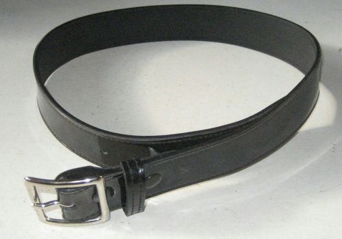 Gould/Goodrich Size 32 1.75&#034; Hi-Gloss Black Belt