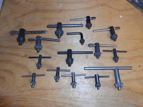 LARGE LOT OF 15 QUALITY DRILL CHUCK KEYS