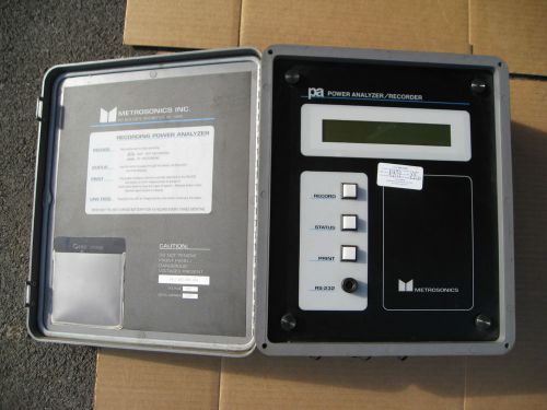 METROSONICS RECORDING POWER ANALYZER