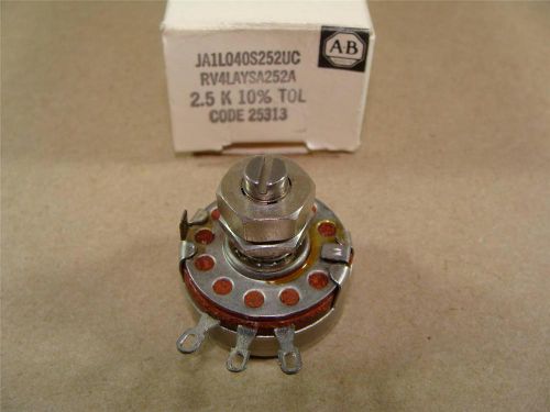 NEW ALLEN BRADLEY JA1L040S252UC TYPE J 2.5K OHM POTENTIOMETER POT TRIMMER 10%TOL