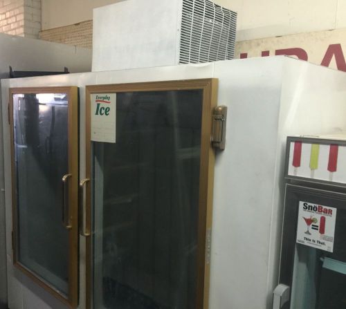 Used 2 Door Hussmann Ice Merchandiser