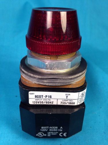 ALLEN BRADLEY RED 800T-P16 120V 50/60 HZ INDICATOR LIGHT