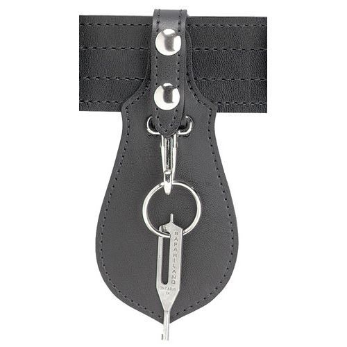 Safariland 168-2 Black Plain Chrome Snaps Flap Style Key Ring Holder