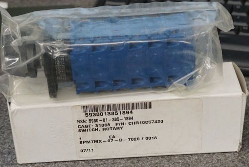 MILITARY TQ GENERATOR VOLT METER SWITCH C11-C57420E 5930-01-386-0540 15 30 60 KW