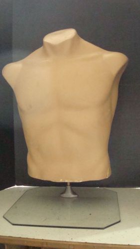 Antique Mannequin Male Torso Store Display