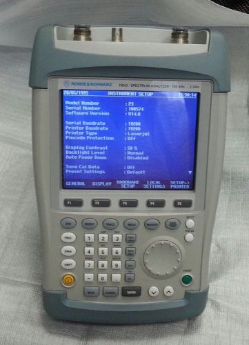 Rohde &amp; Schwarz FSH3 100kHz - 3GHz  Spectrum Analyzer