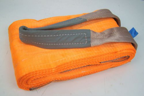 12&#034; x 20&#039; Orange Heavy Duty Nylon Sling Tow Recovery Strap 24,000 lbs Single Ply