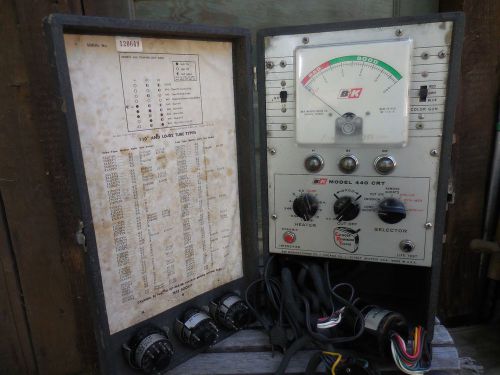 VINTAGE B &amp; K MODEL 440 CRT CATHODE REJUVENATOR TV TESTER