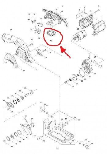 NEW Makita Controller for HS300D CC300D HS300D 638867-2