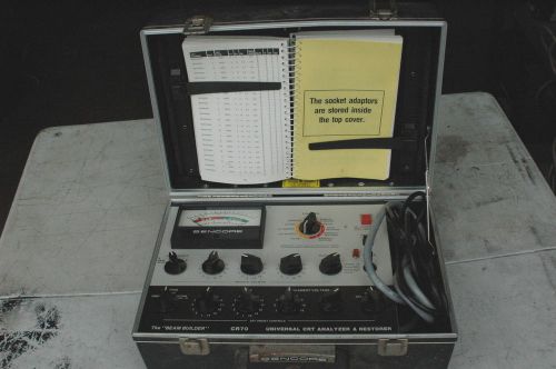 Sencore CR70 Beam Builder Universal CRT Analyzer and Restorer clean complete