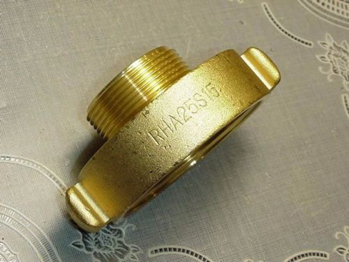 Dixon Valve RHA25S15 Brass Fire Equipment, Adapter 2-1/2&#034; NPSH F X 1-1/2&#034; NPSH M