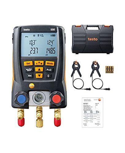 Testo 0563 1550 Digital Manifold Kit Bluetooth Supported