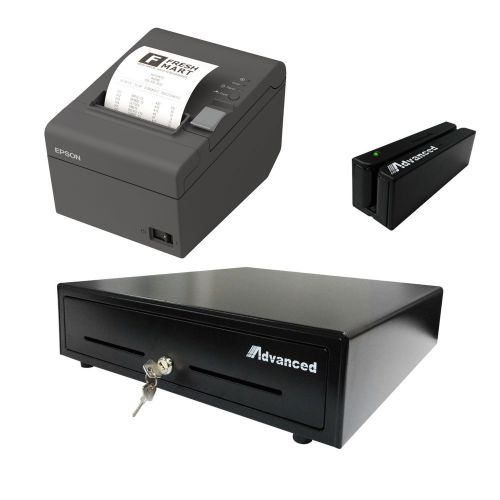 Point of Sale Restaurant Retail Bundle Printer Cash Drawer MSR  Aldelo pcAmerica